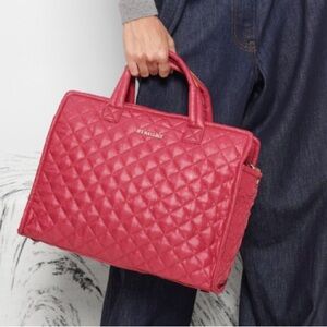 MZW Medium Metro Box Tote in sold out color Dahlia